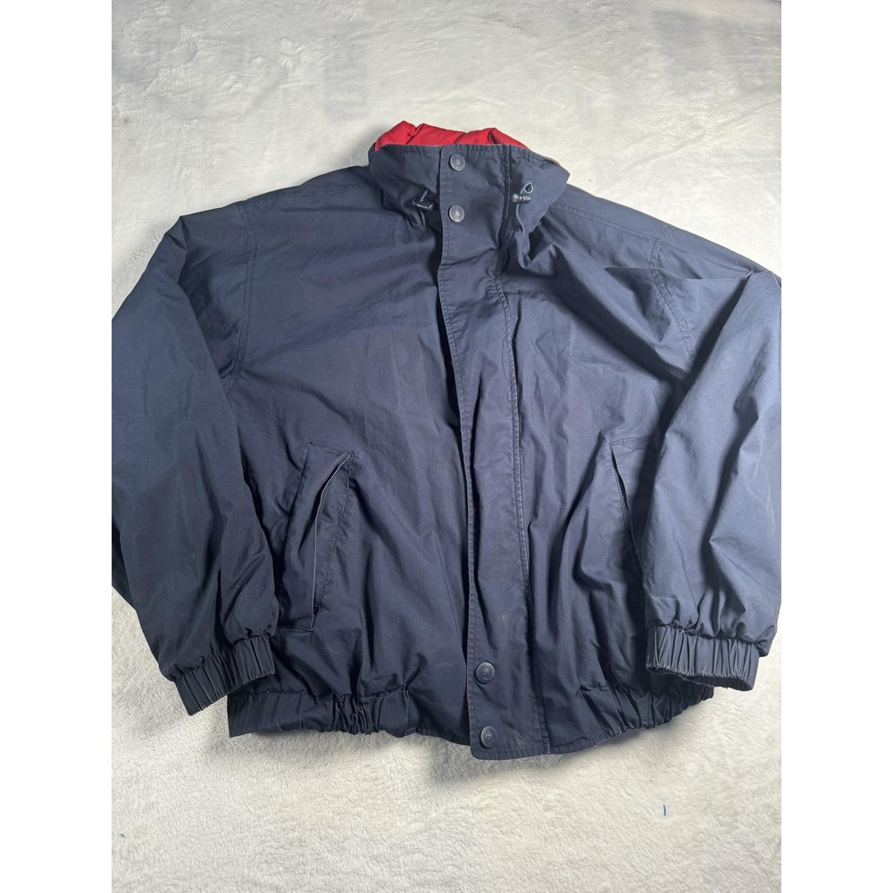 Vintage Tommy Hilfiger Jacket Mens Large Fleece Lined Windbreaker 90s